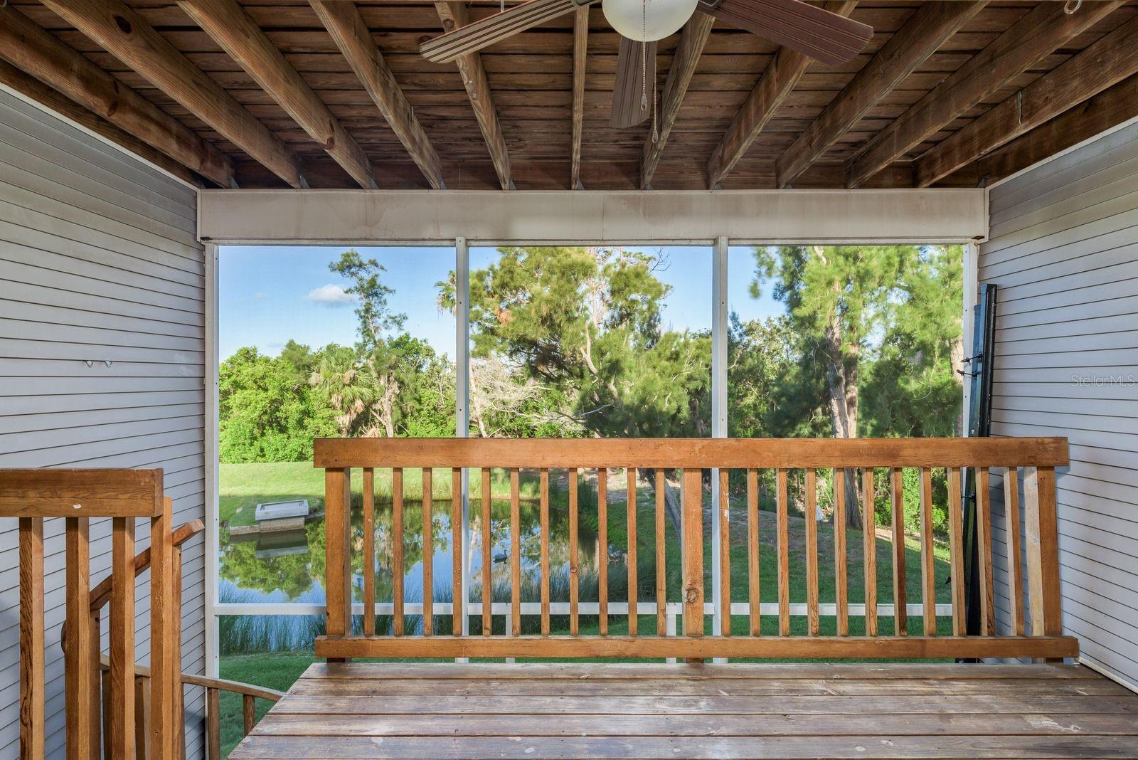 Second floor deck
