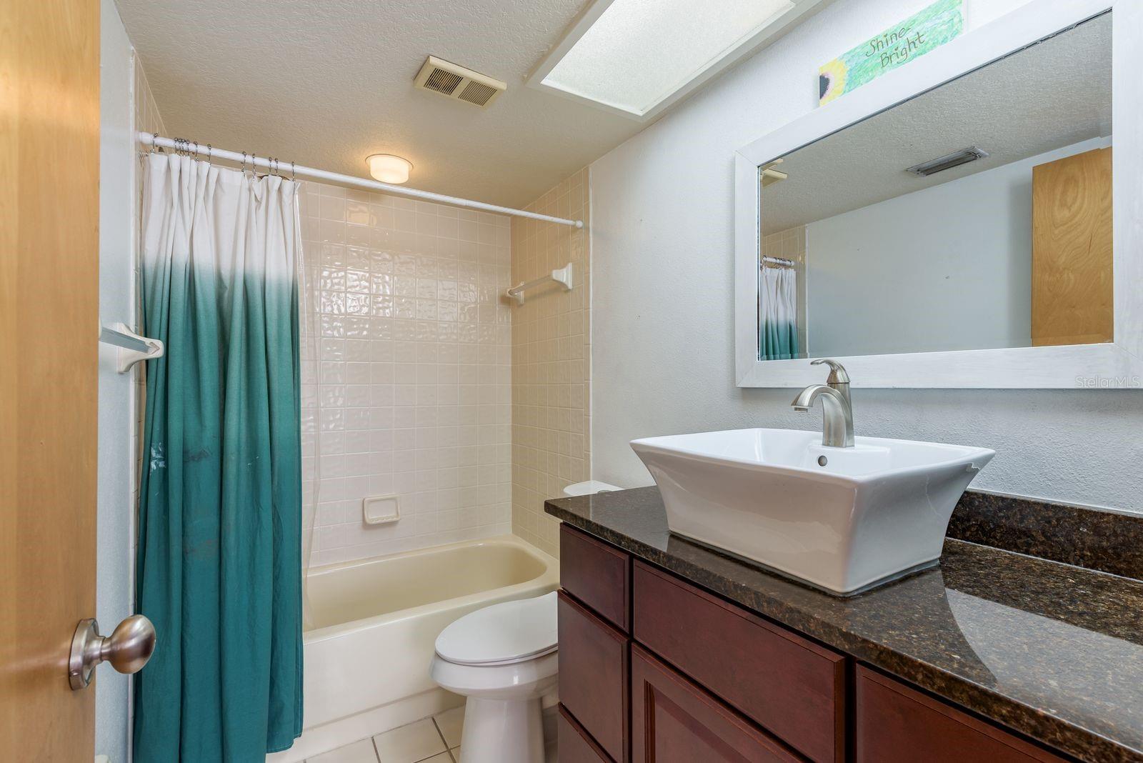 Top floor secondary bathroom