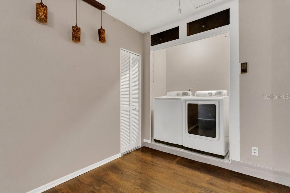 laundry area