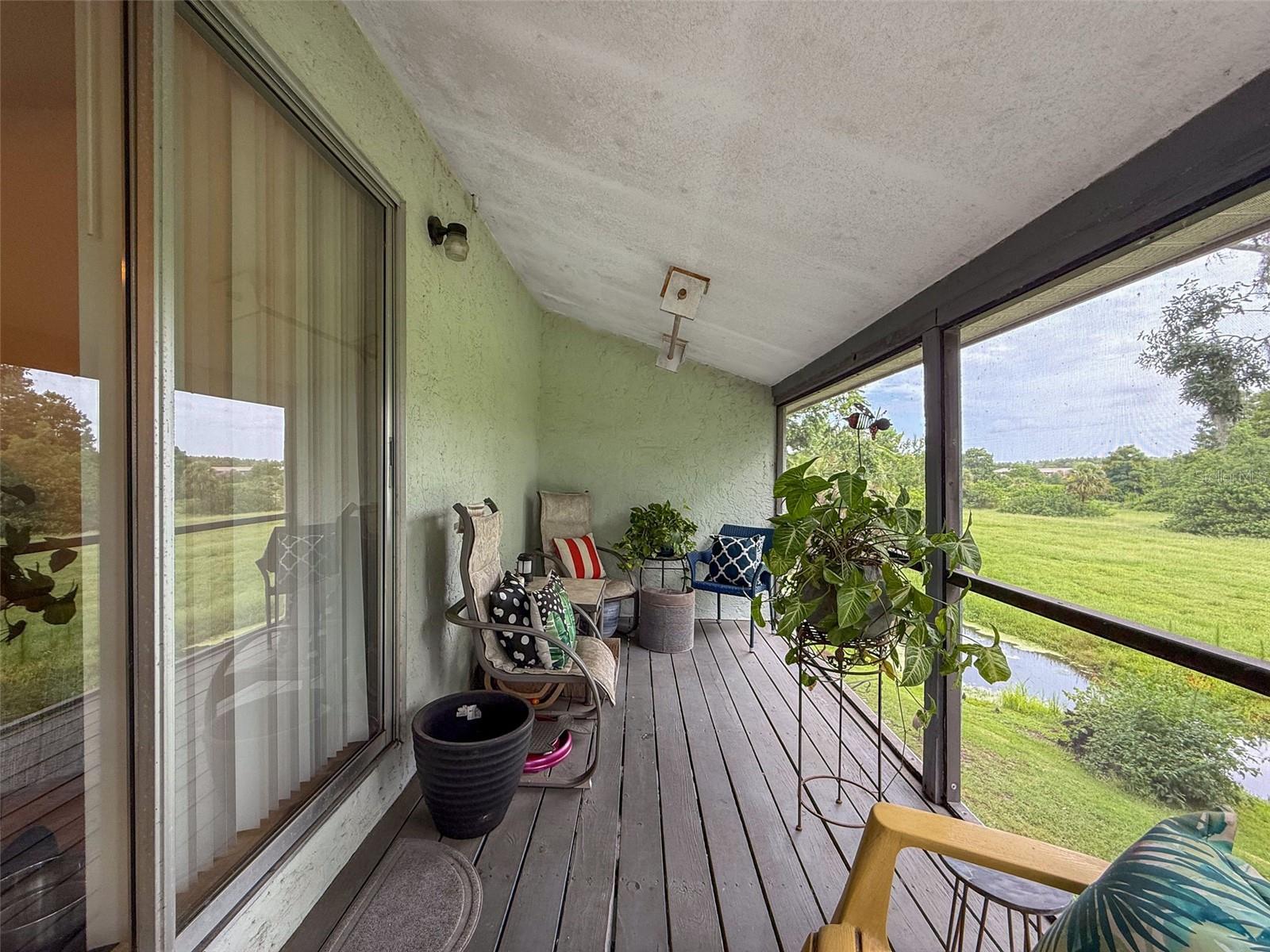 Second Floor Balcony