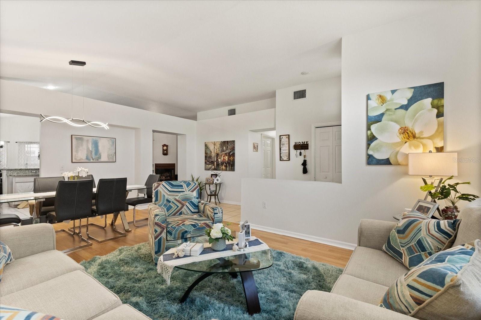 Formal Dinning and living Room