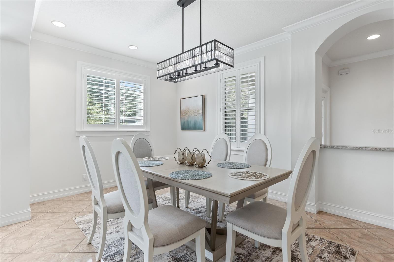 Beautiful Open Concept Dining