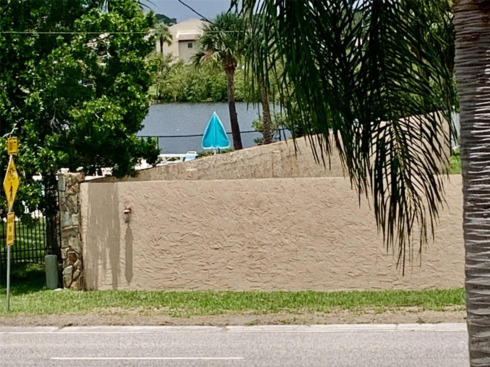 View of a lagoon from the Florida room