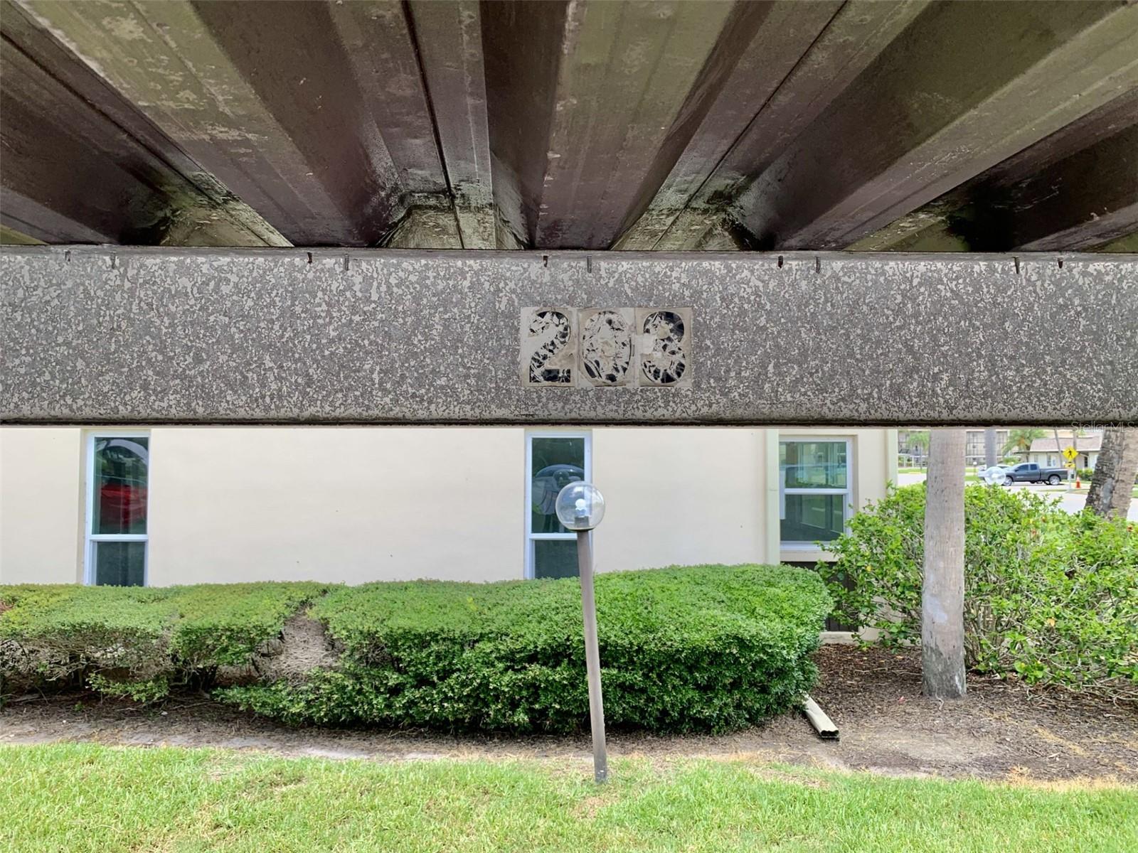 Condo has one deeded carport space