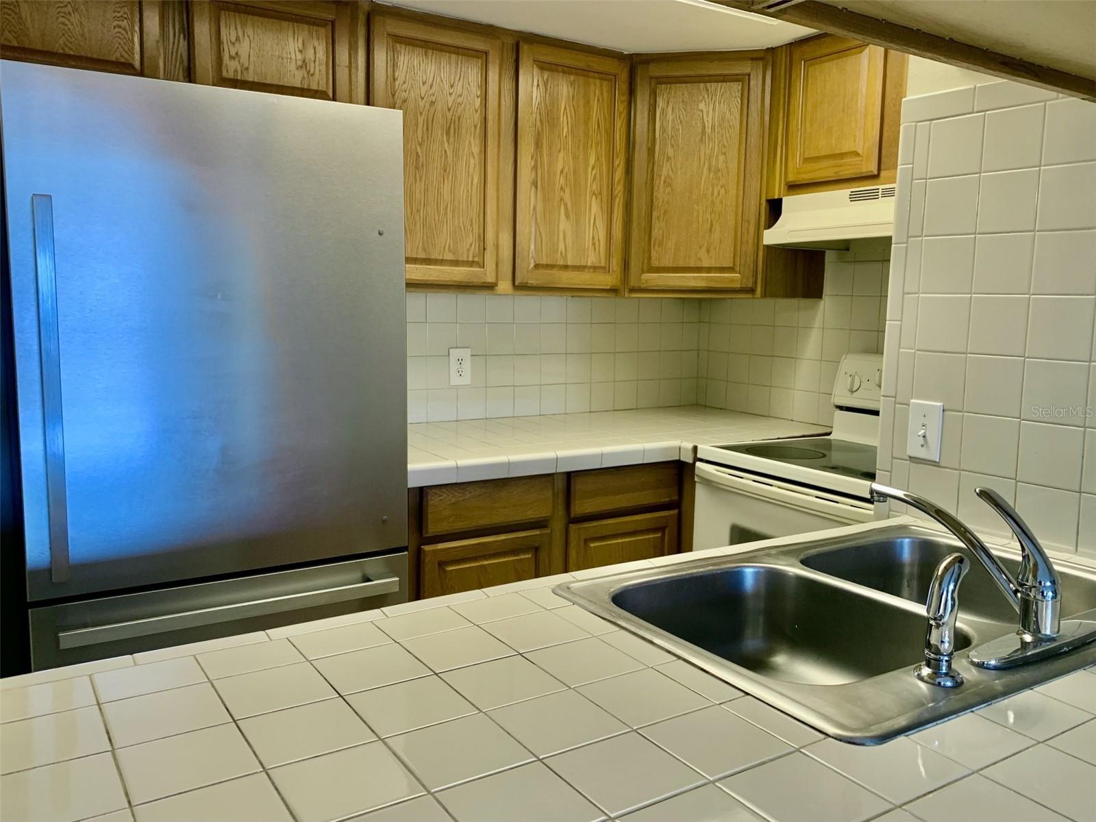 View of kitchen from the living room