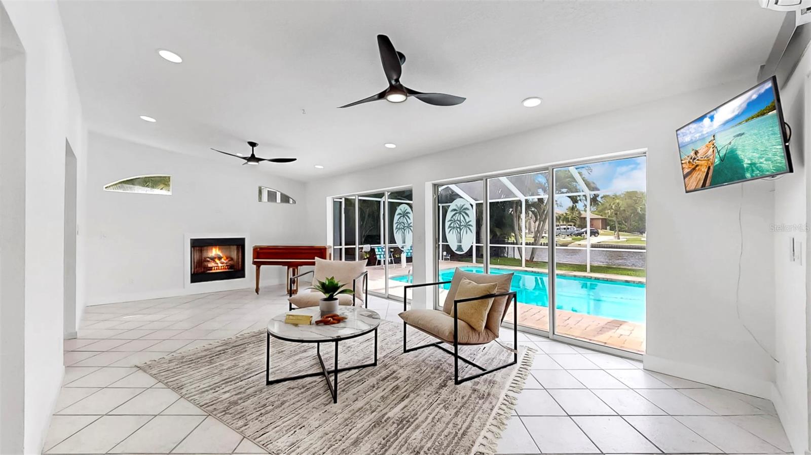 Spacious primary suite with walk-in closet and full bathroom.