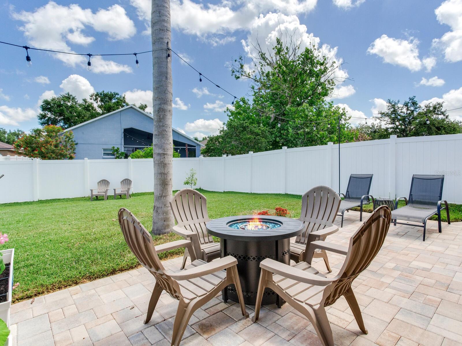 Backyard Paver Area