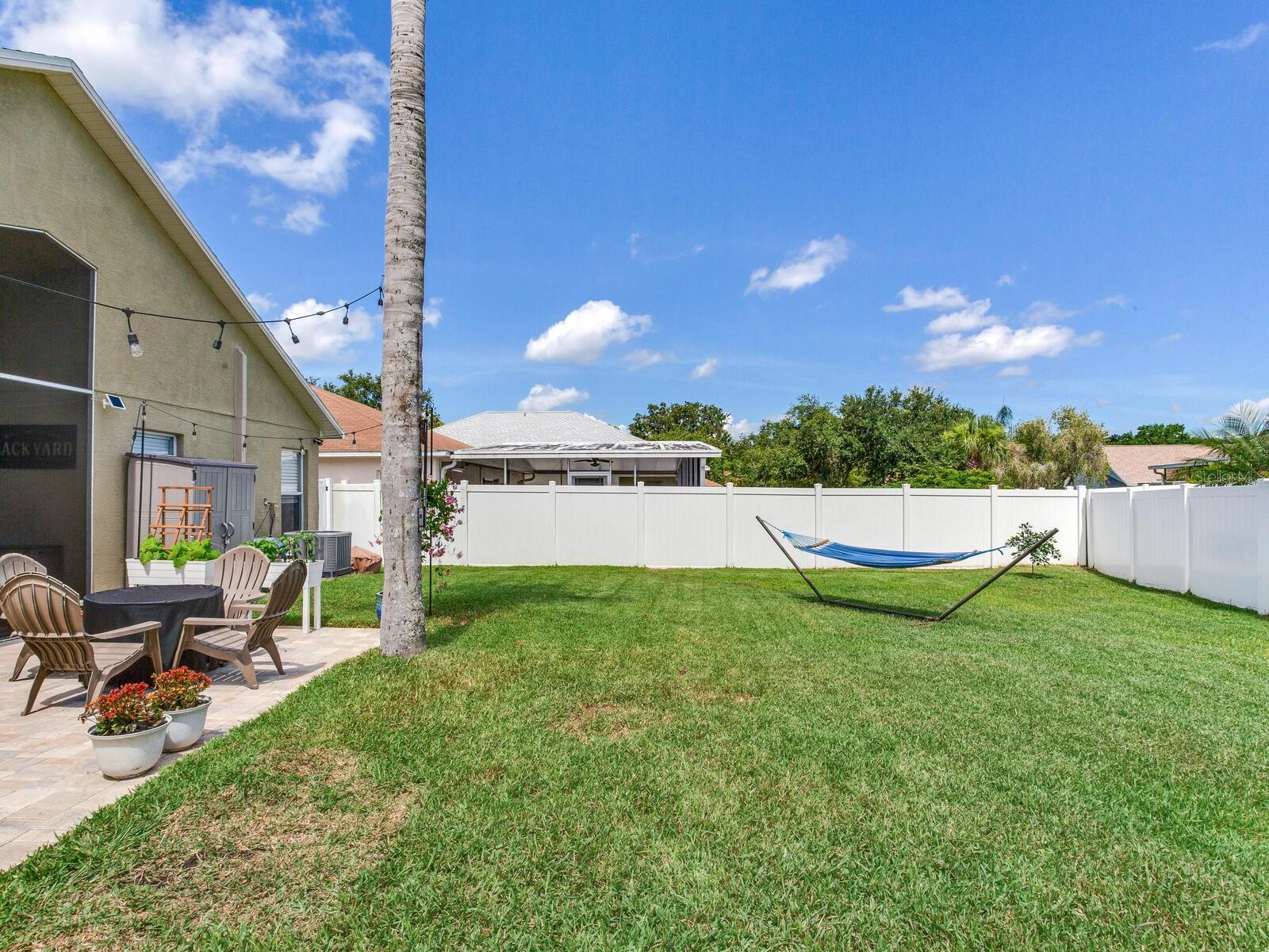 Fenced Backyard