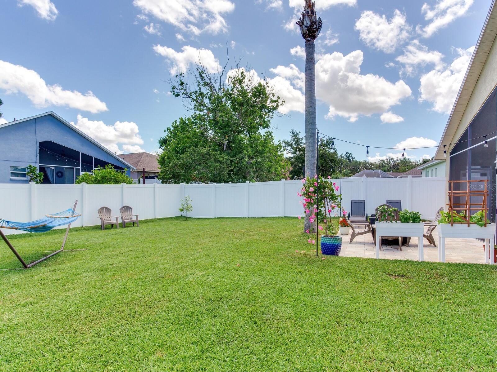 Fenced Backyard