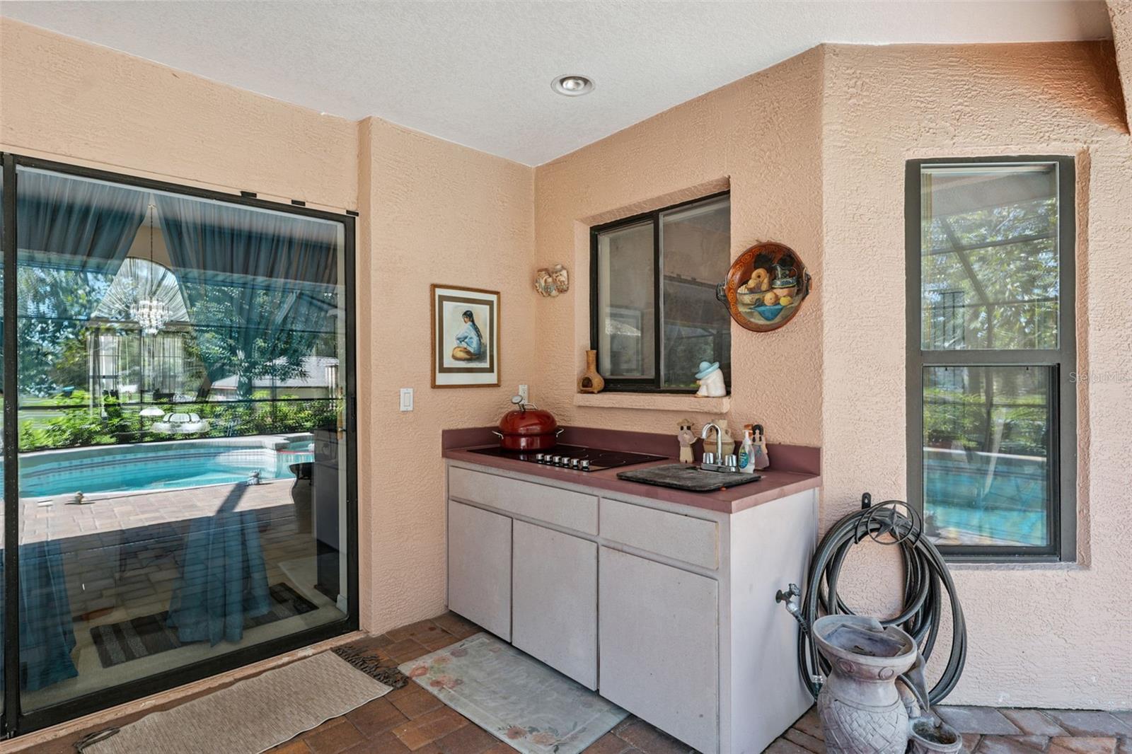 Rear Porch (Outside Kitchen)