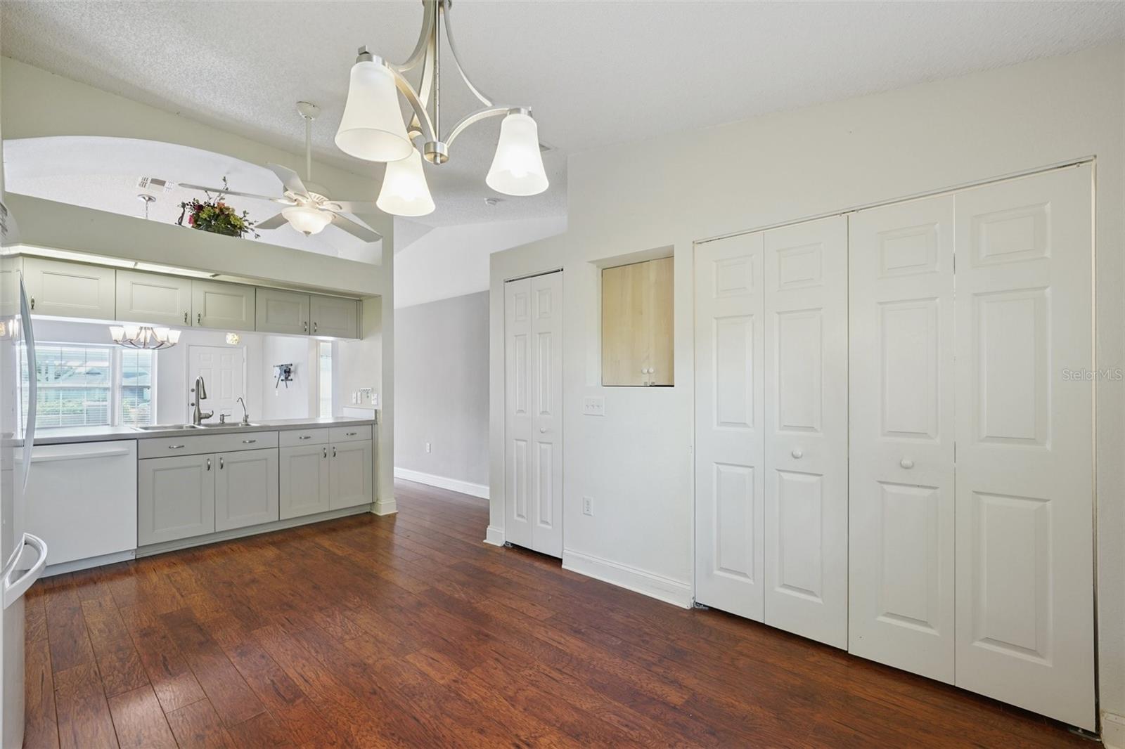 Closet Pantry & Laundry Closet in the Kitchen