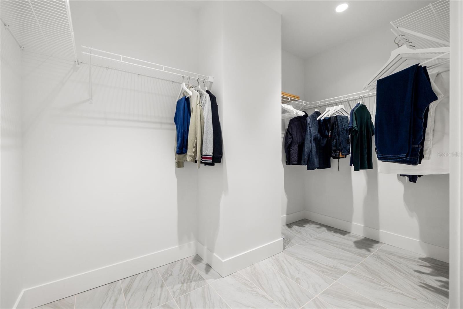 Large master bedroom closet