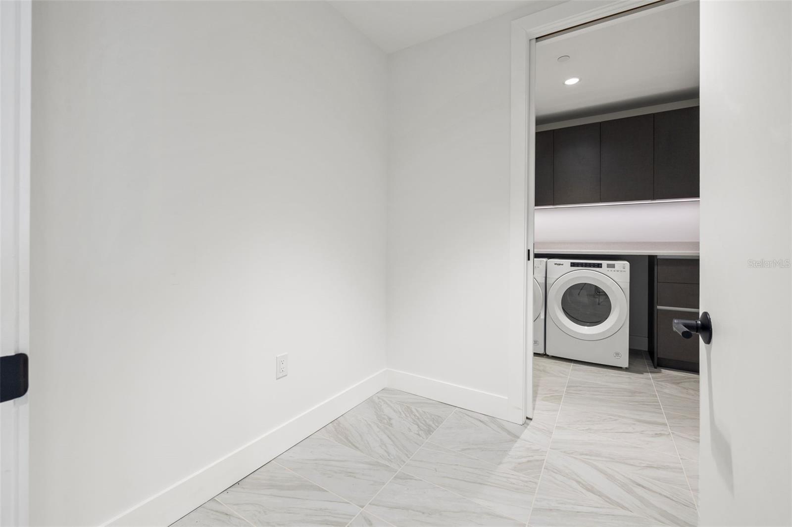 Or, you can build custom cabinetry for extra closet space or utility storage - so many options!