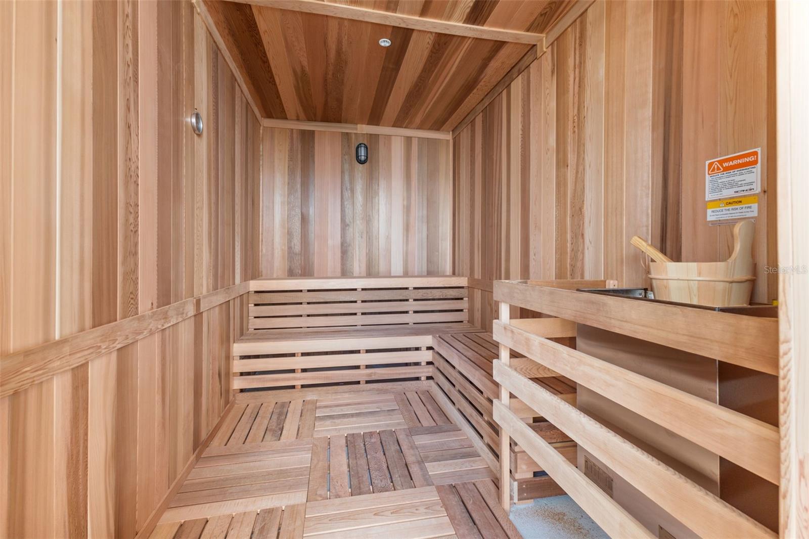 Rooftop sauna
