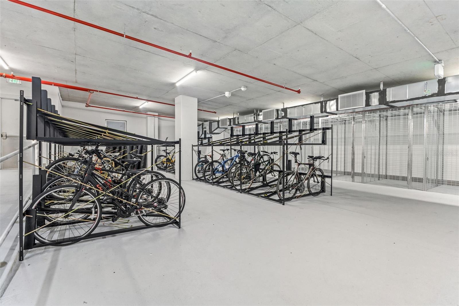 First floor bike storage
