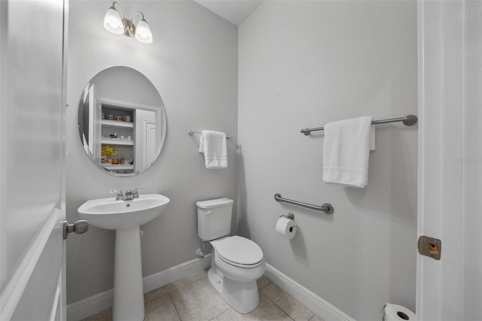 1st floor half bath