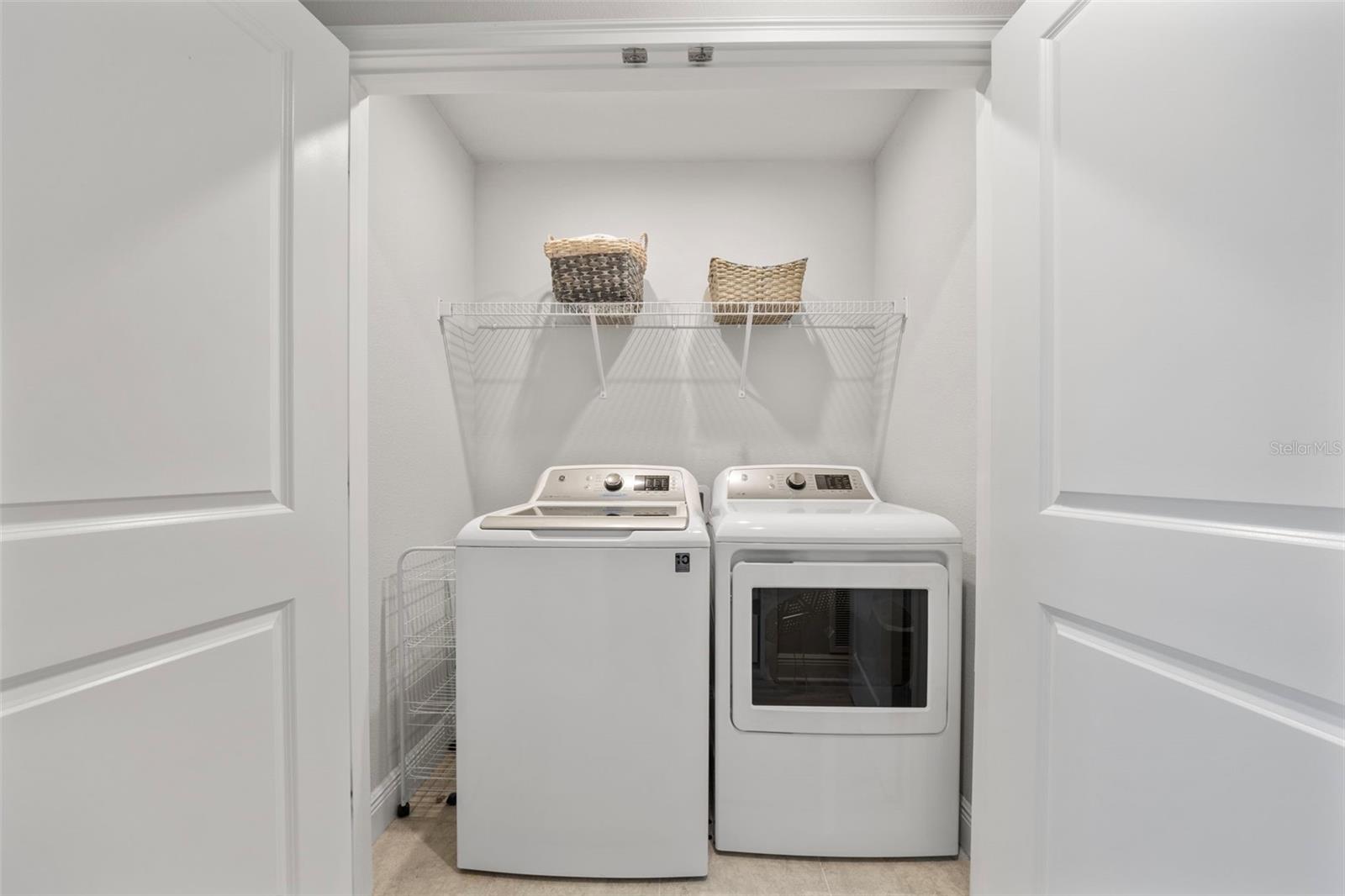 upstairs laundry unit