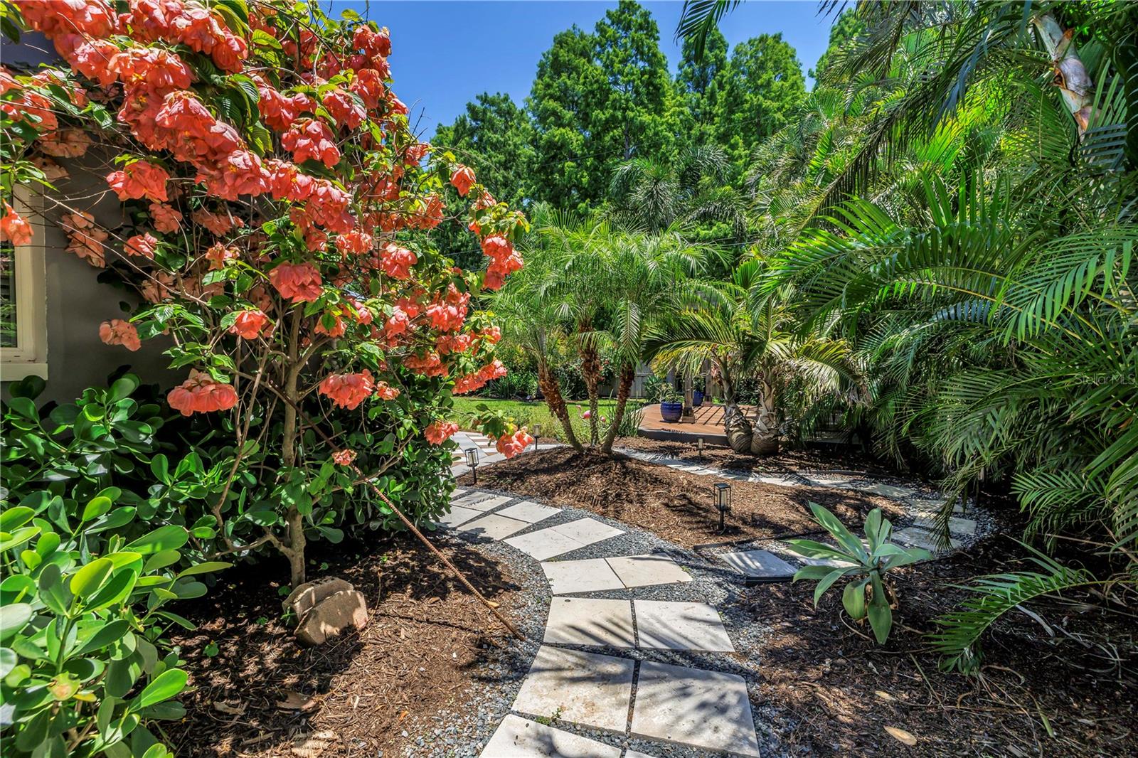 Walkway to office