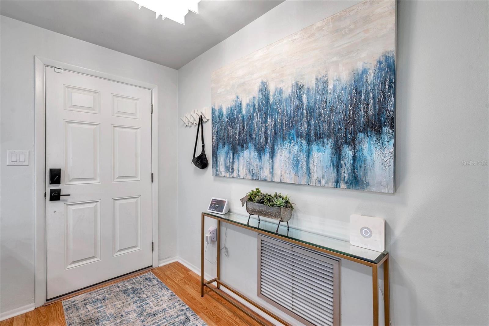 Interior front door
