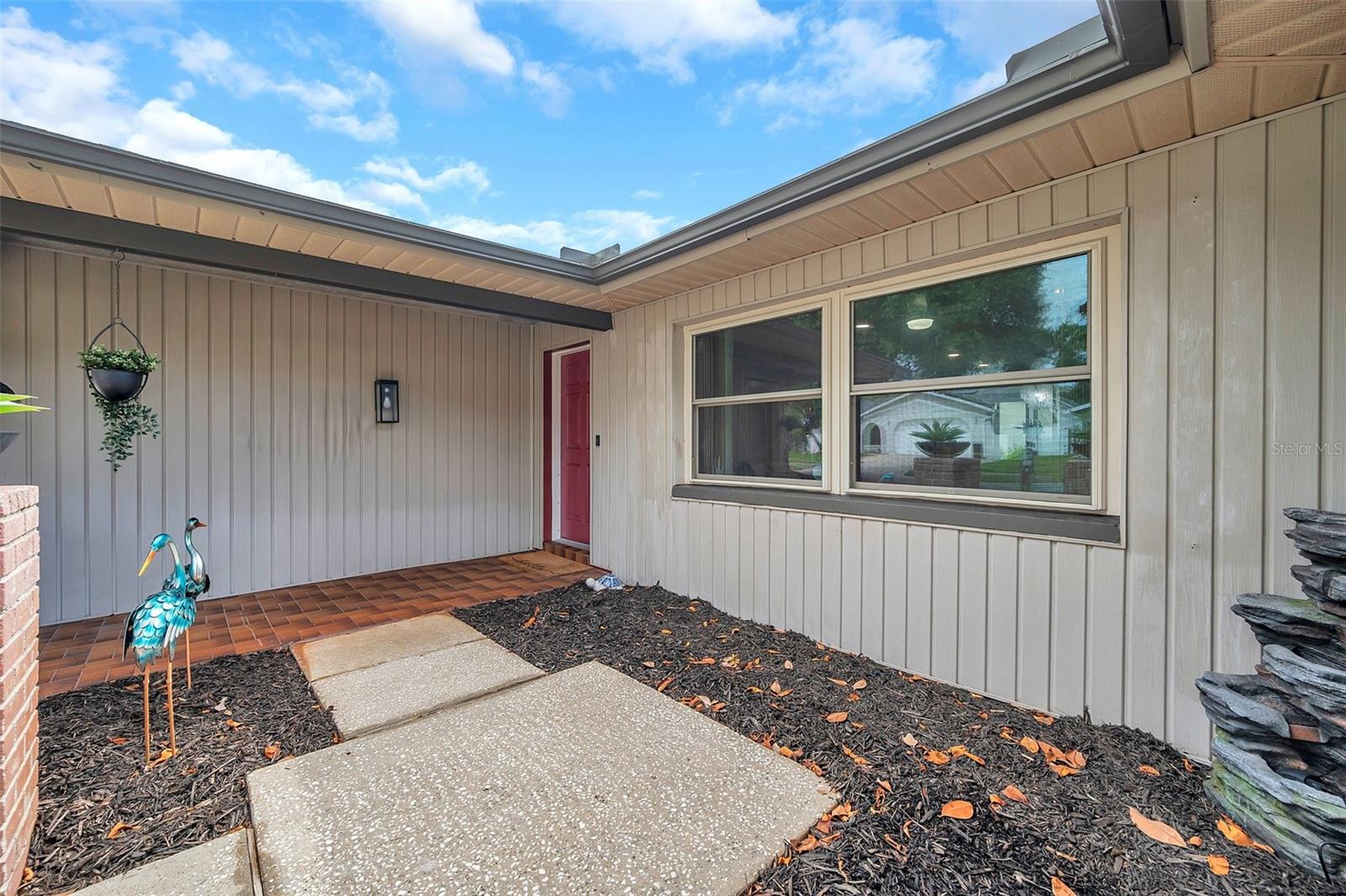 Front impact door and windows