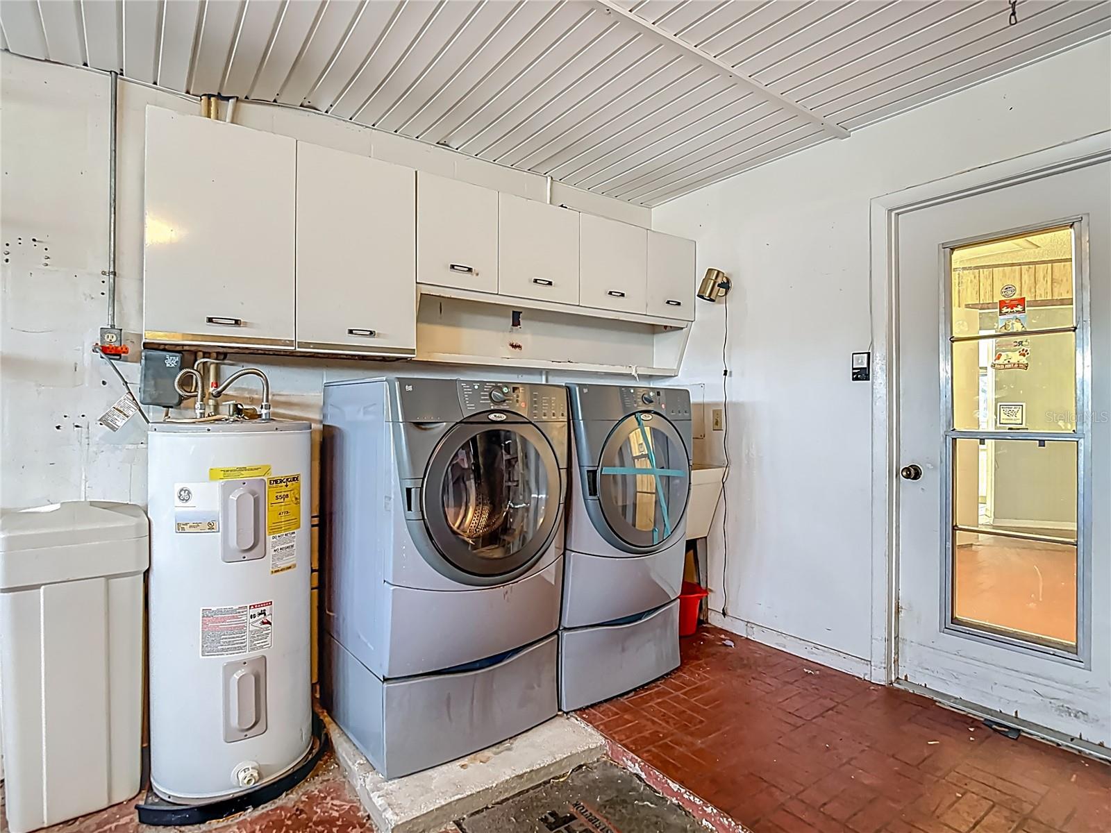 Laundry in garage