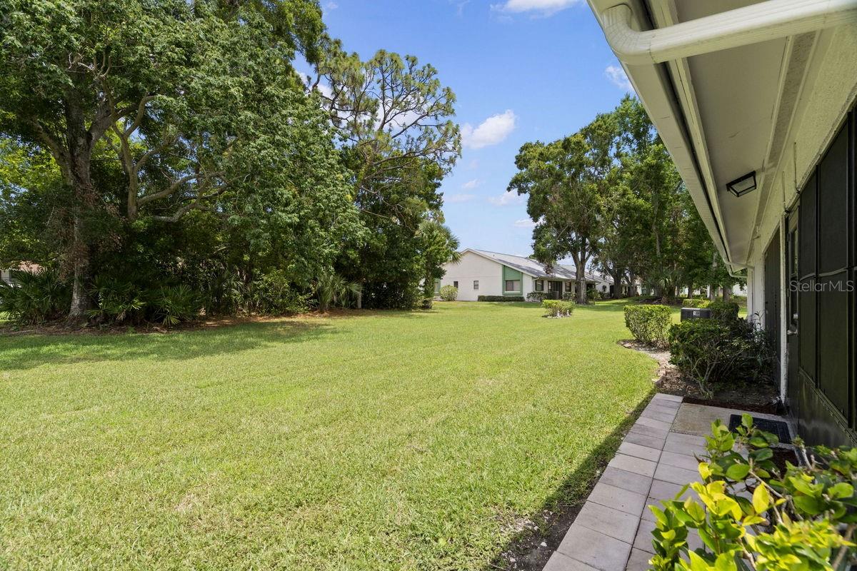 Rear Pavers