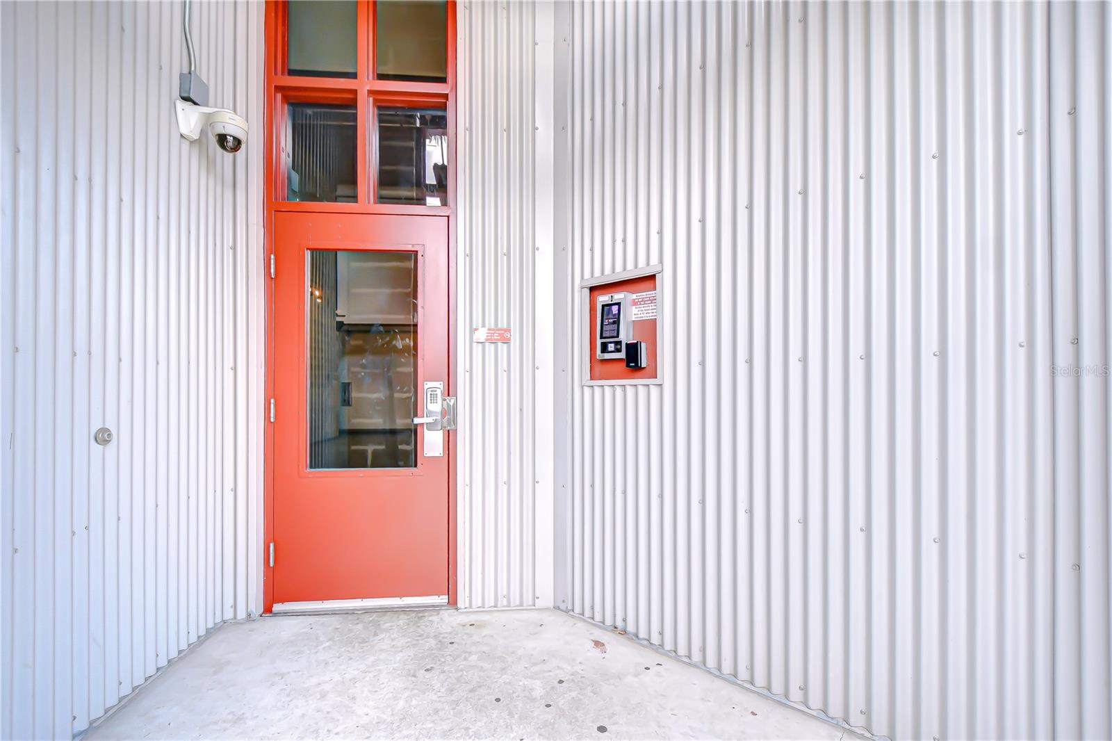 Secure entrance welcomes you!