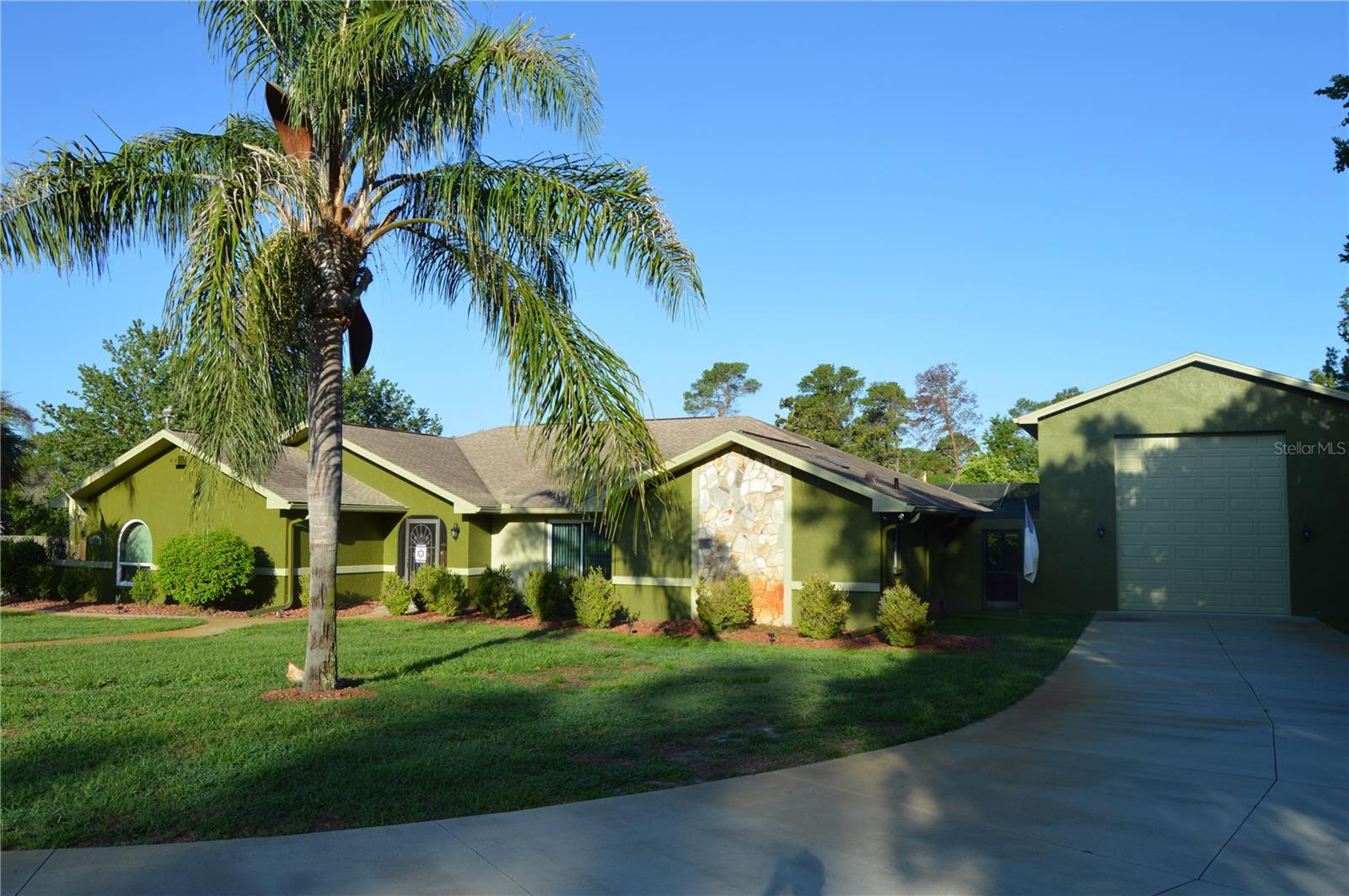 Front angle view of Home & Rv-Boat Garage