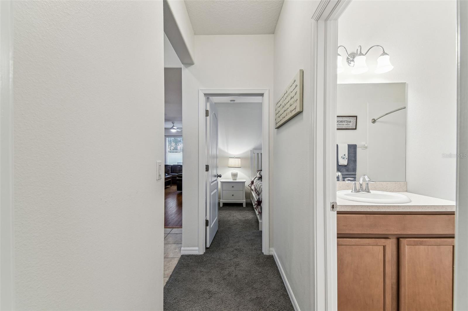 Hallway Between Guest Bedrooms & Guest Bathroom