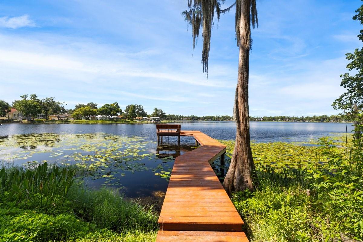 Dock to ski lake