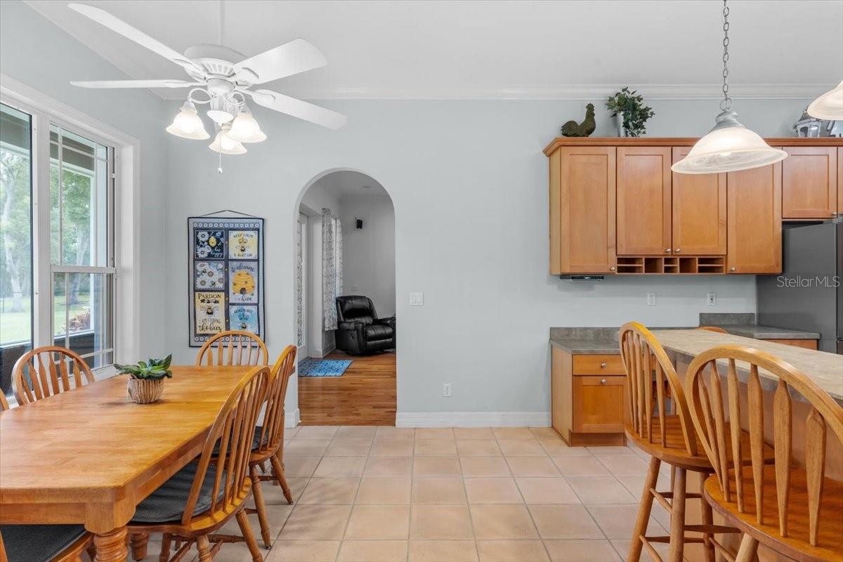 Kitchen to living/family room