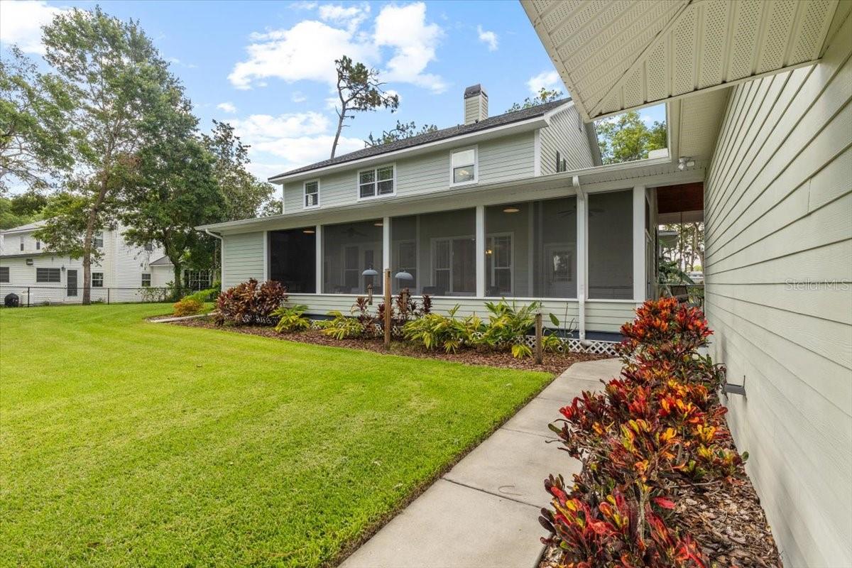 Back porch/yard