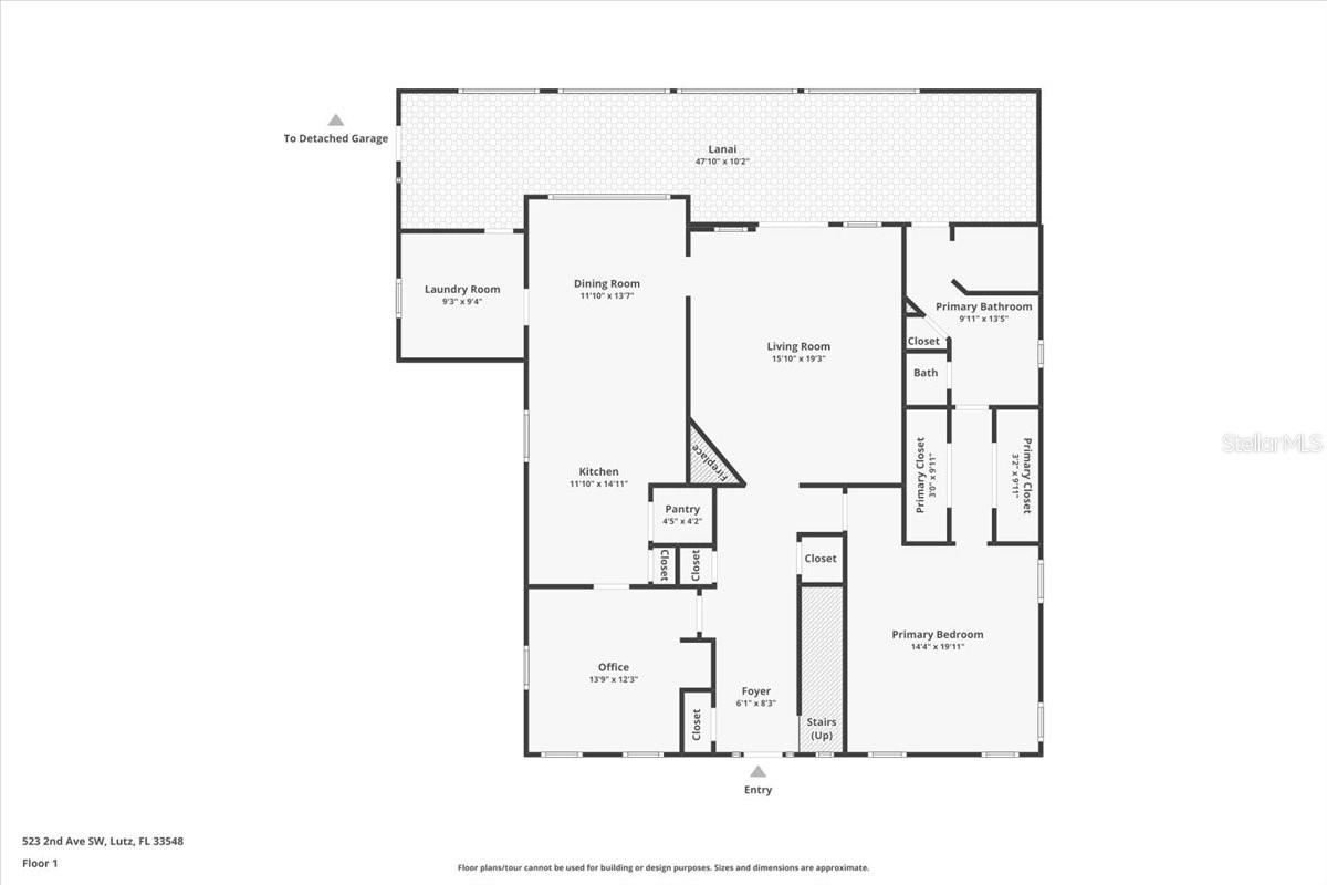Downstairs floor plan