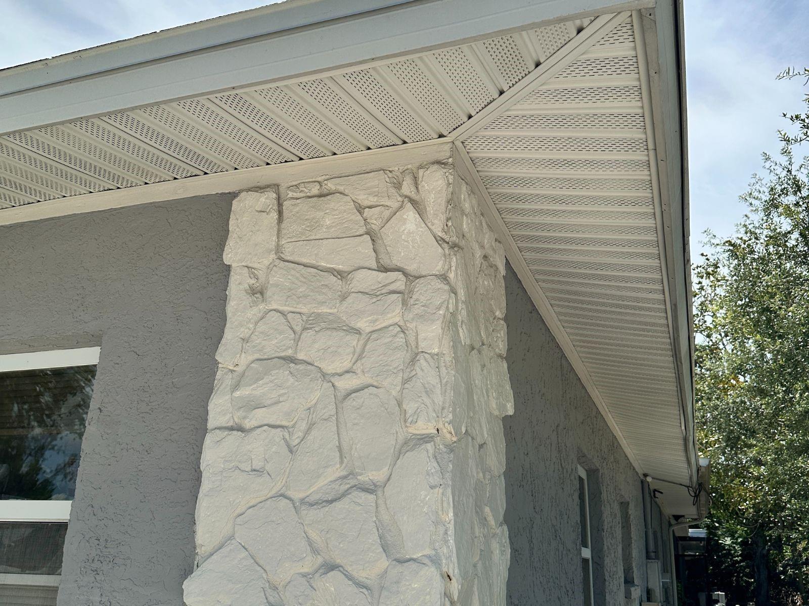 soffit and exterior view