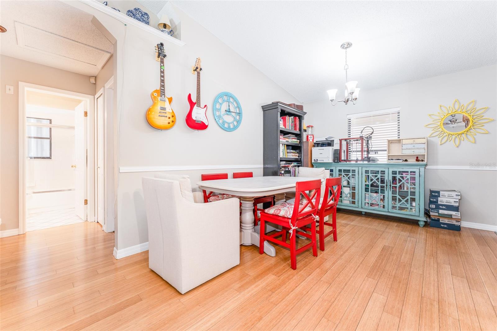 open dining area