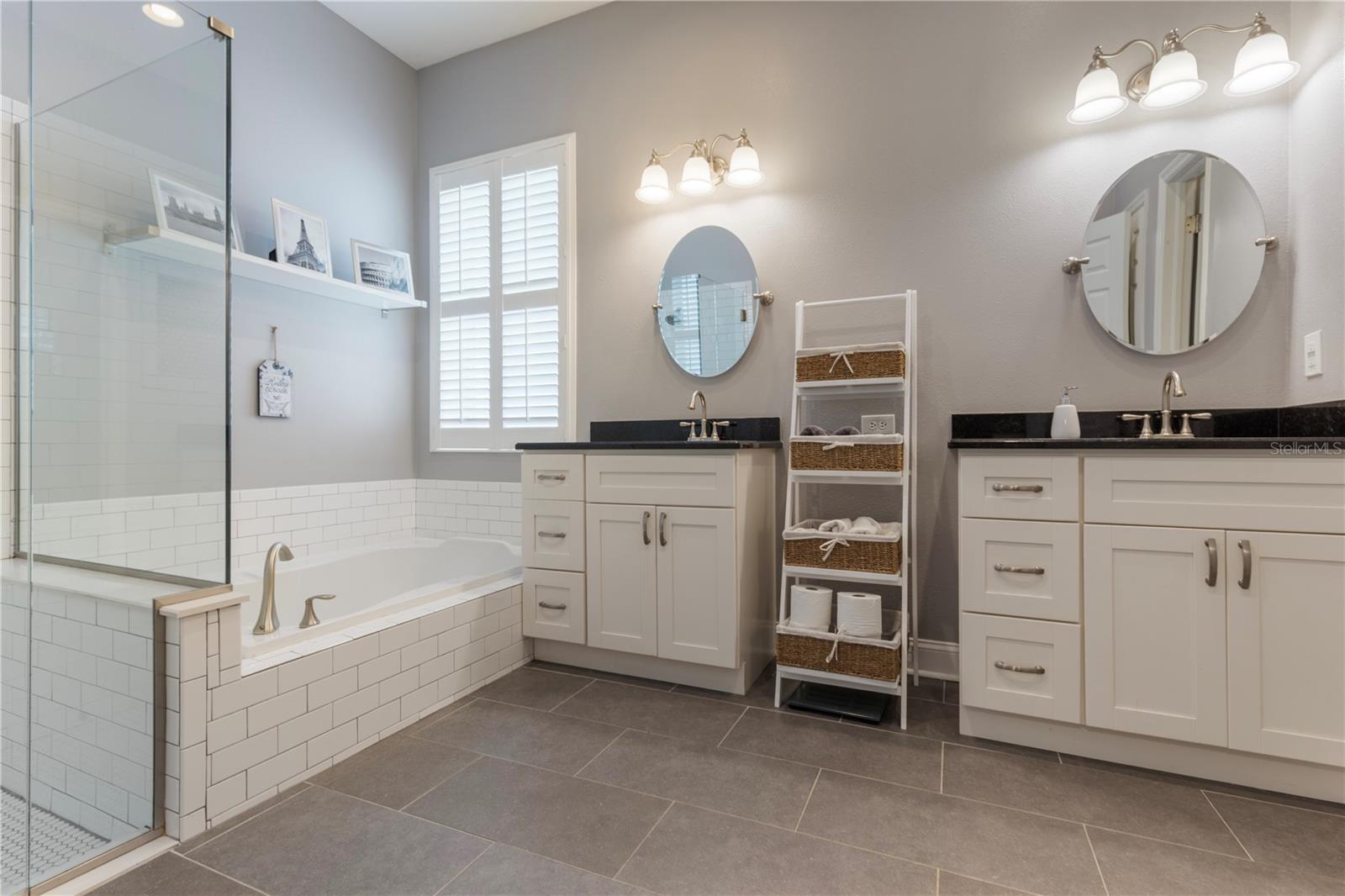 Master bathroom.