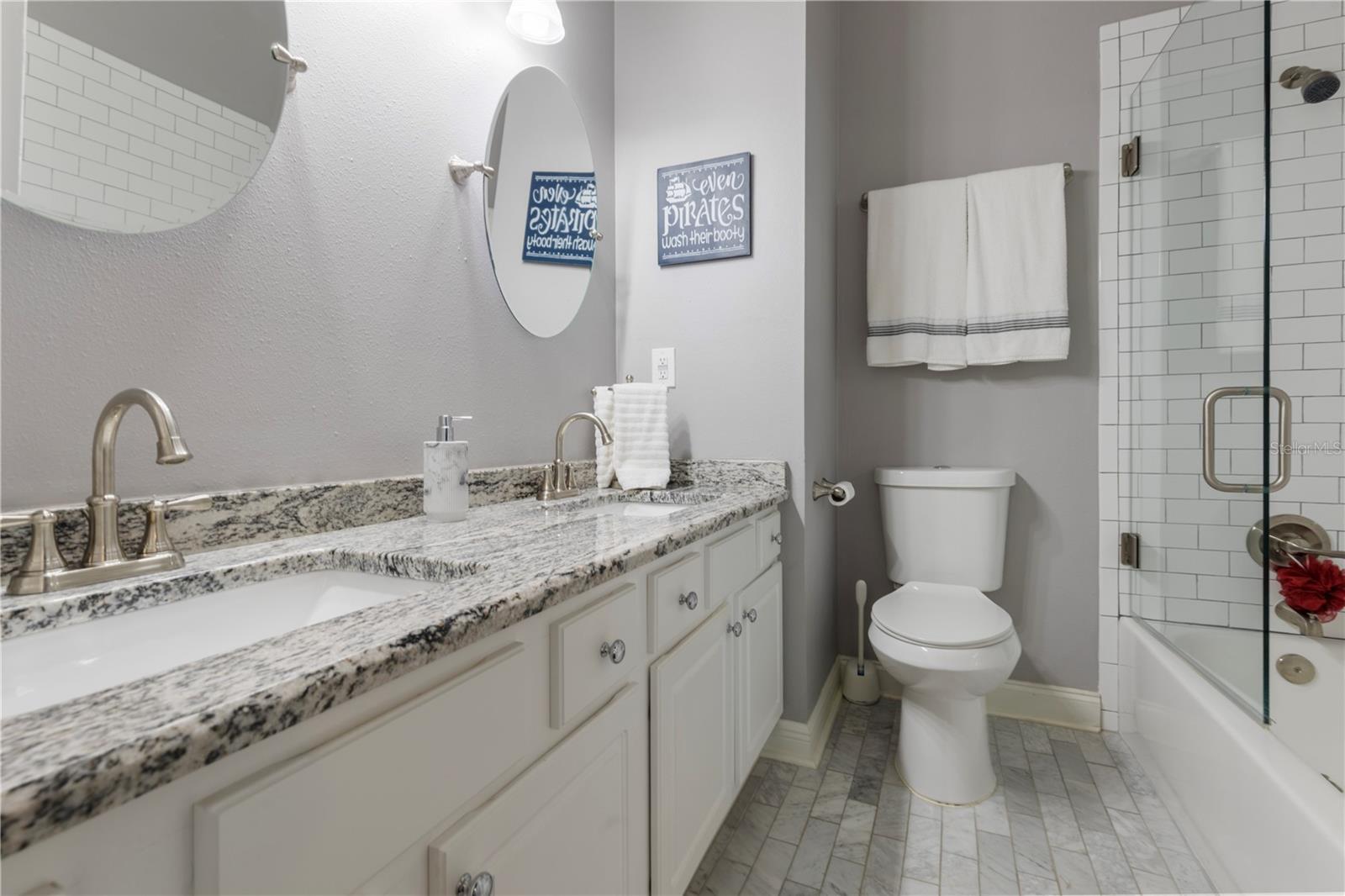 Secondary bathroom