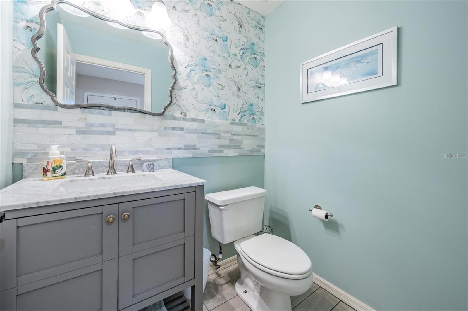 Half bath on first floor