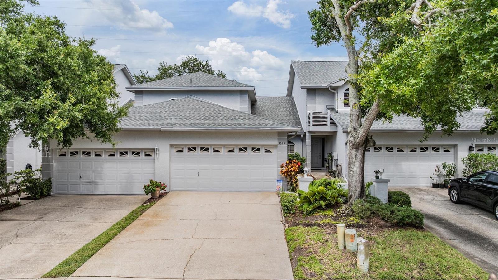 2 car garage and a long driveway for plenty of parking opportunities!