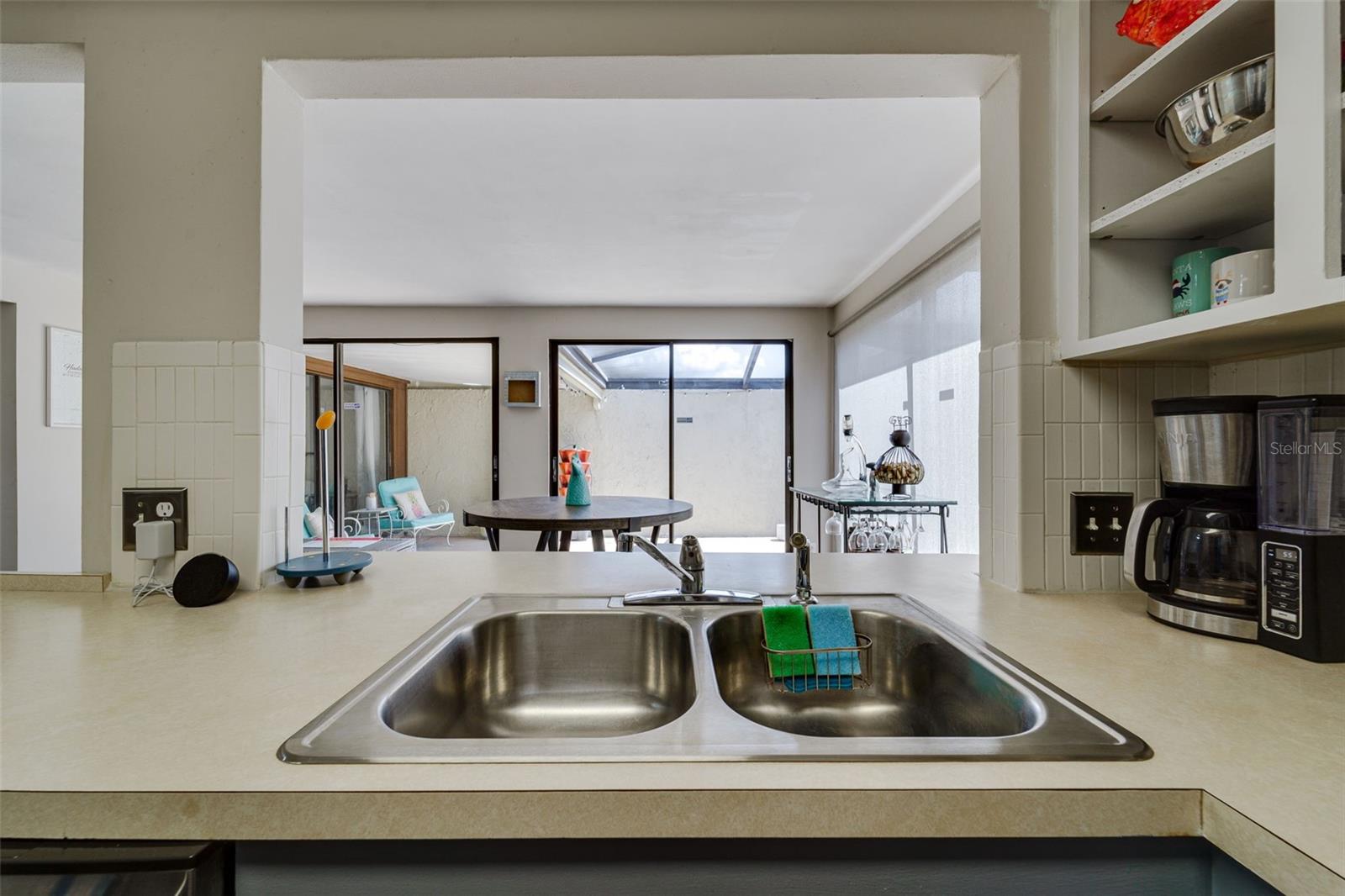 View from kitchen sink