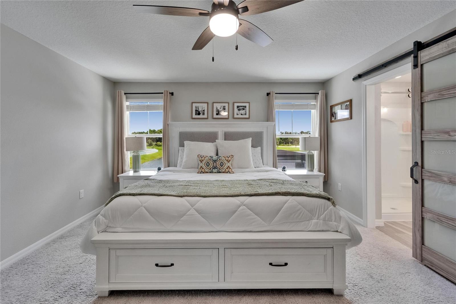 Primary Bedroom with Water Views
