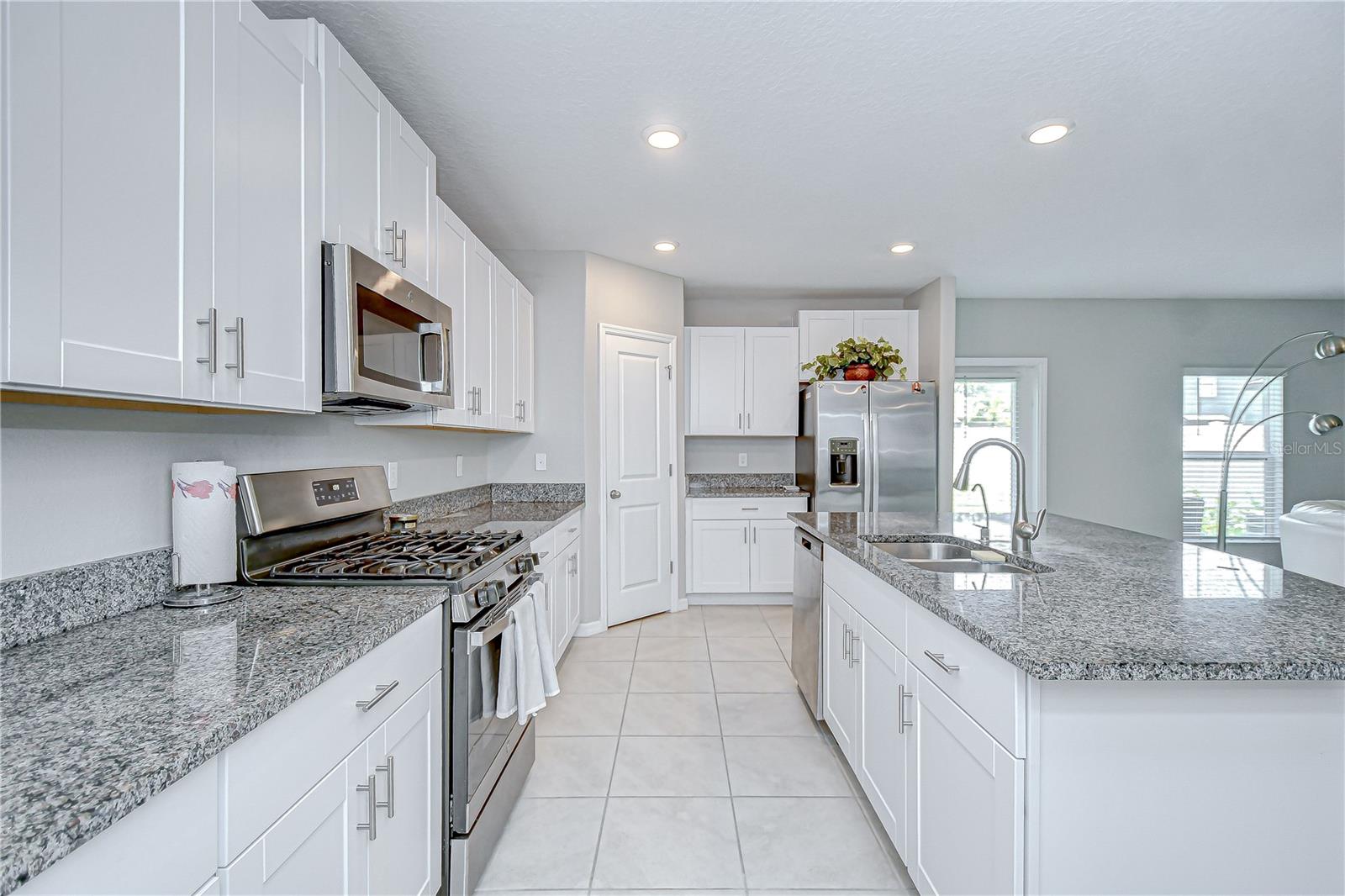 Stainless appliances with gass range!