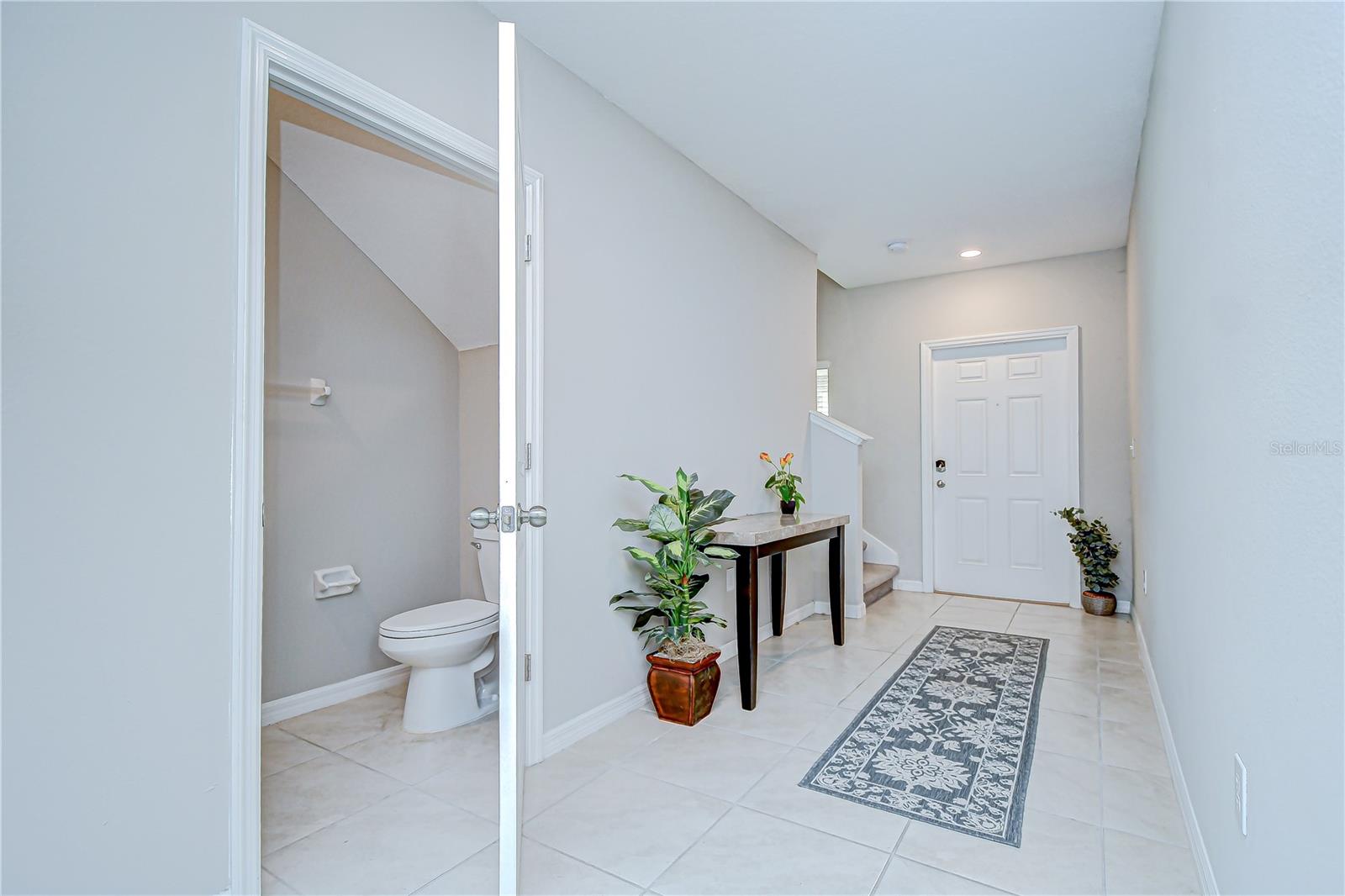 Half bath on main level!