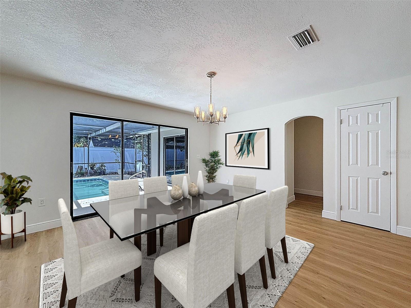 Virtually Staged- Dining Room