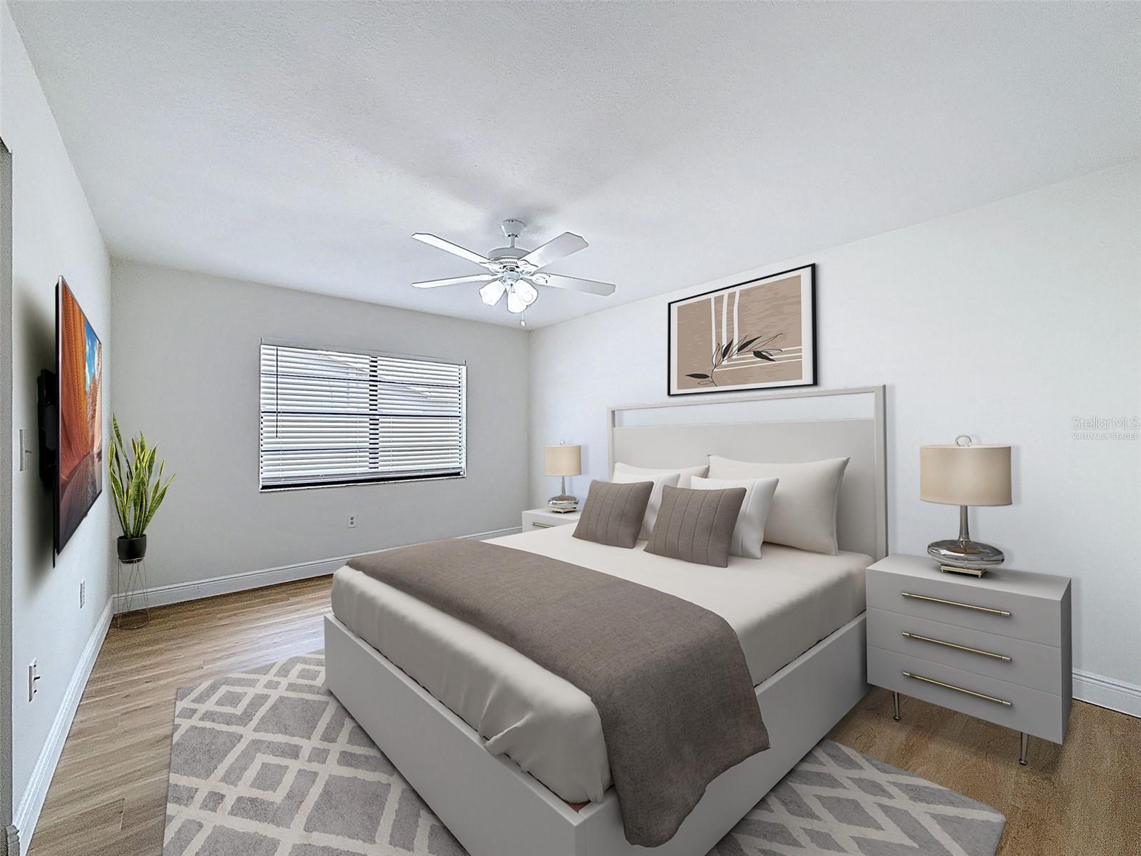 Virtually Staged - Bedroom 1