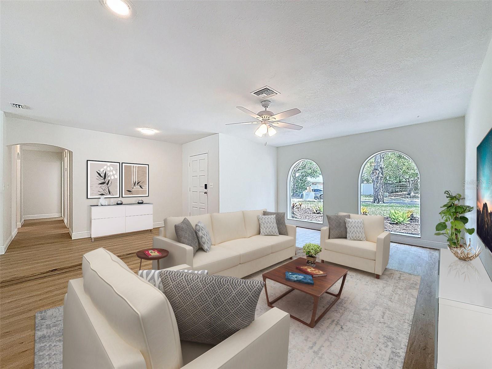Virtually Staged - Living Room