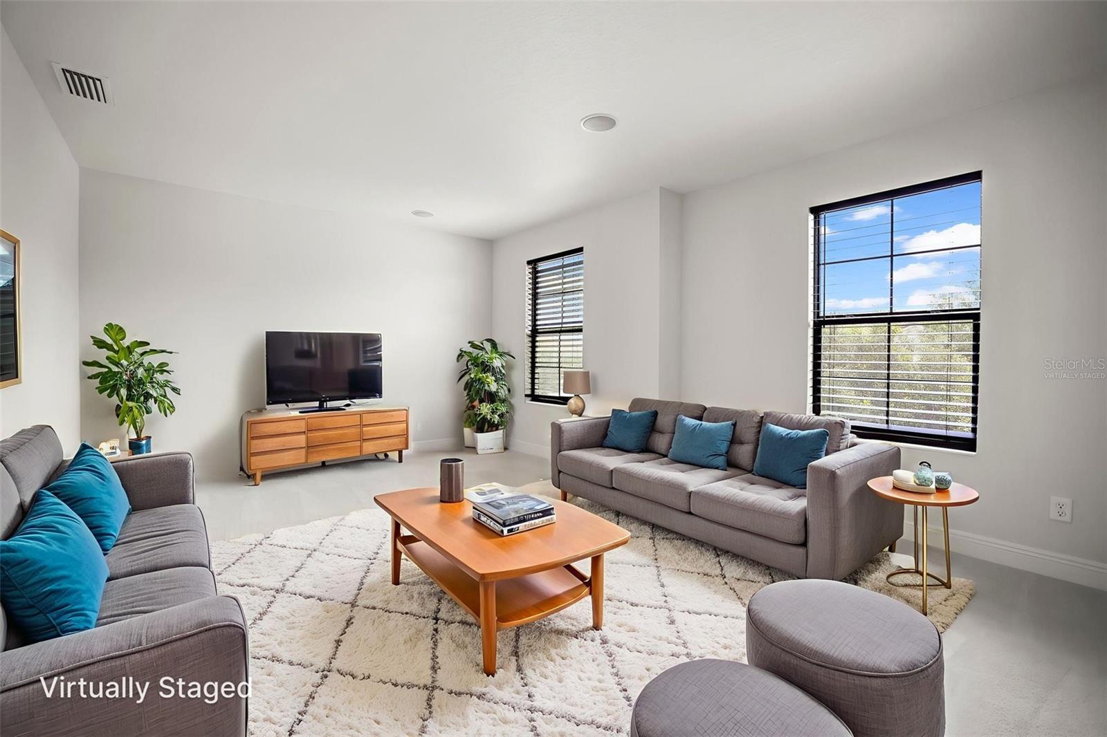 Virtually staged Loft