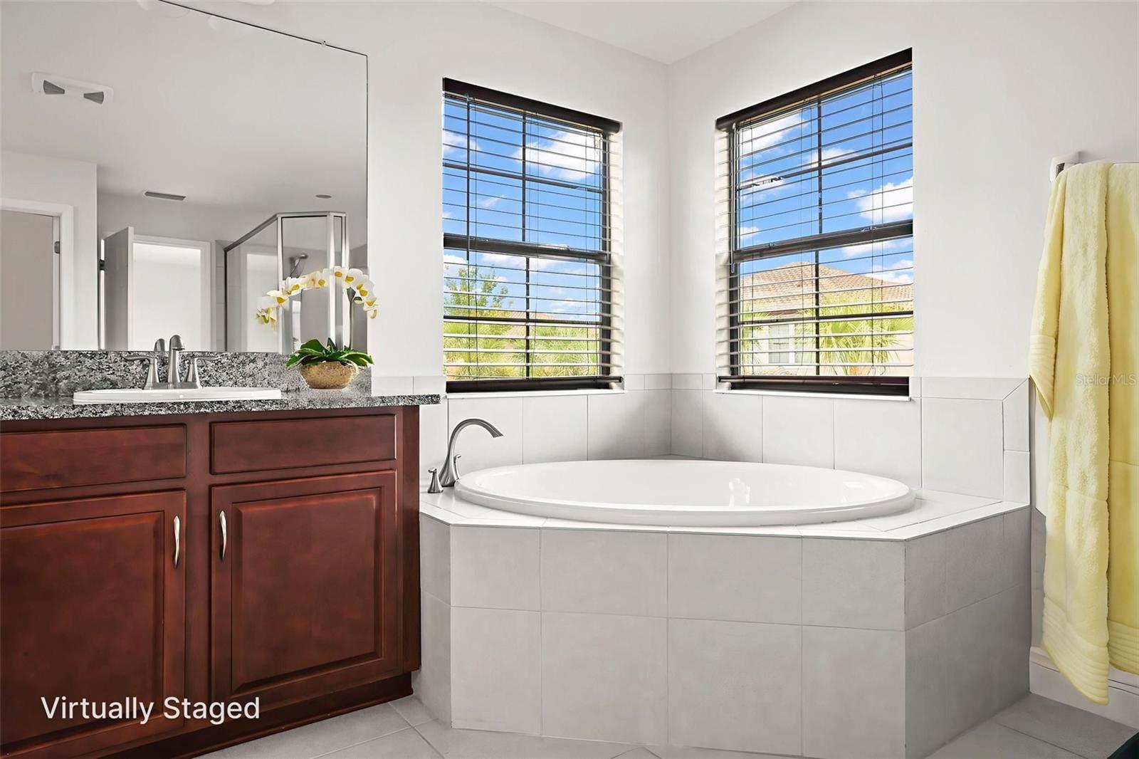Master soaker tub