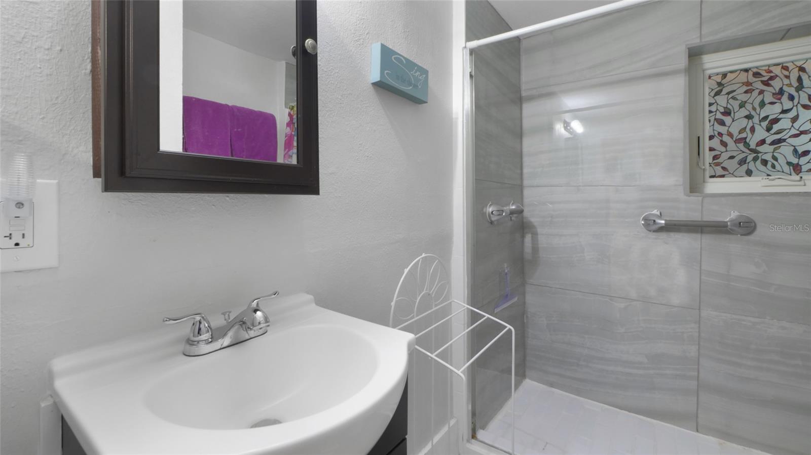 Walk in shower!