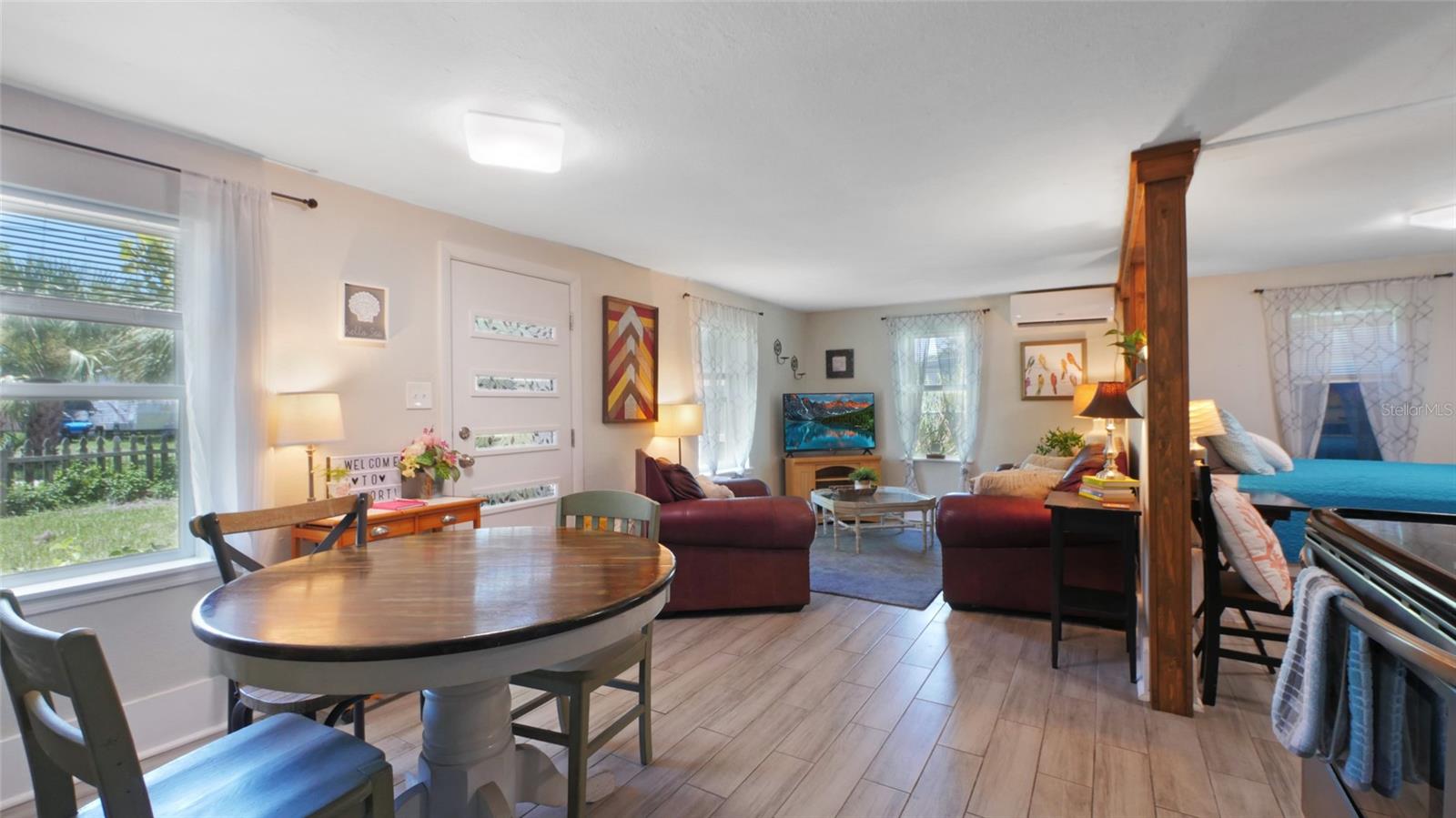 Walk in and be greeted by an open concept